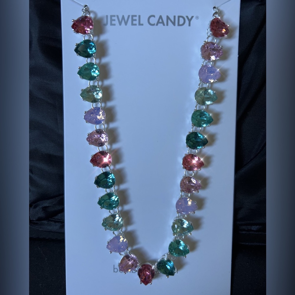 Gorgeous brand new Bubble Gum Jewel Candy Necklace